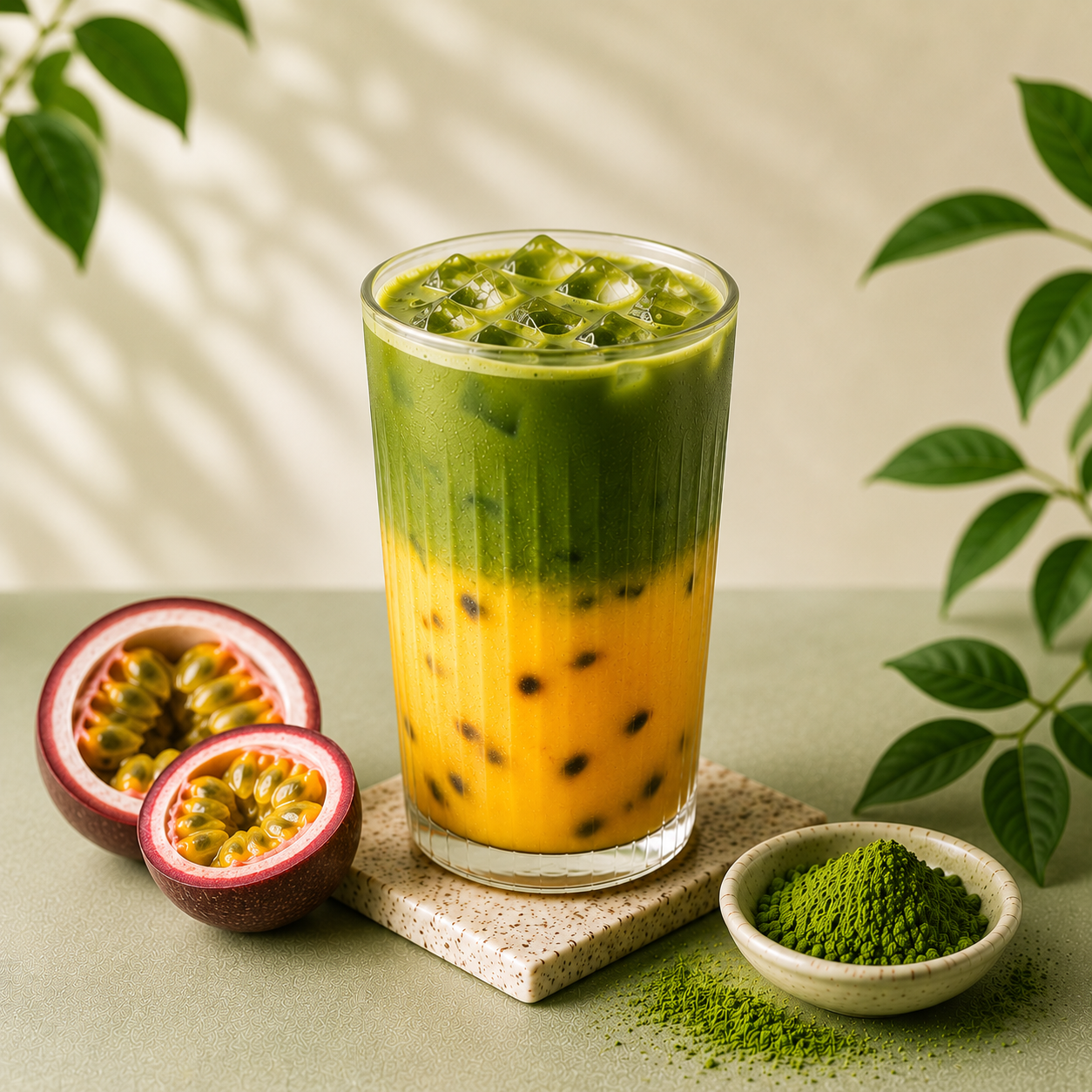 Passion Fruit Matcha