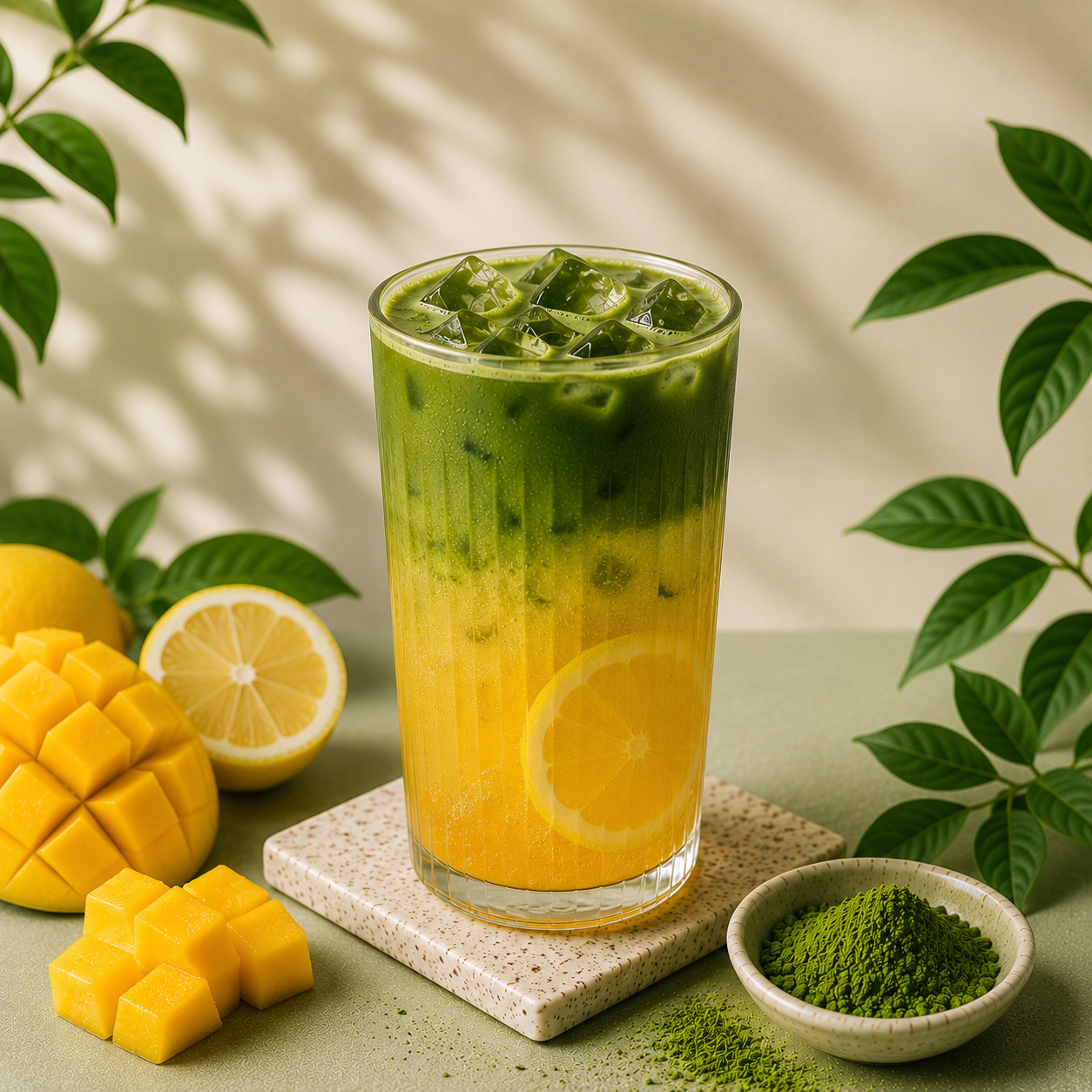 Mango Matcha Lemonade