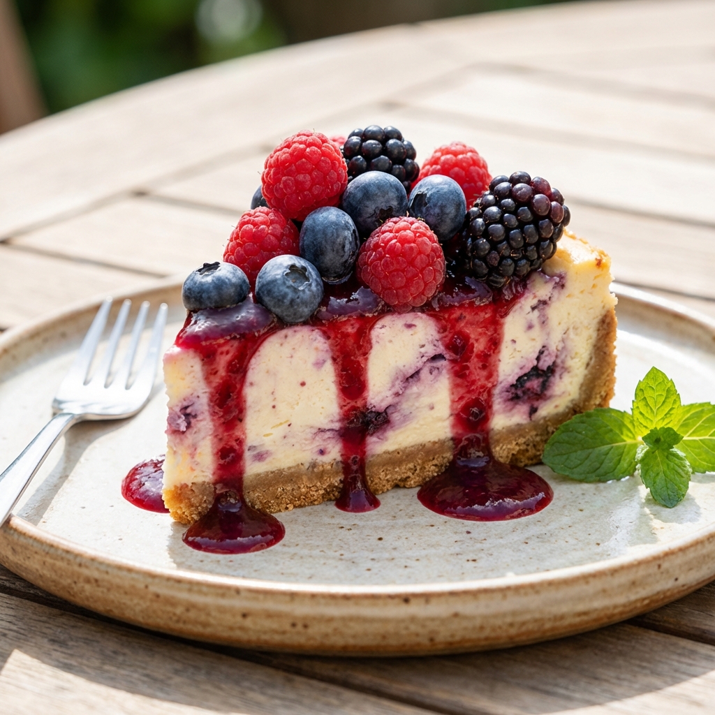 Orman Meyveli Cheesecake